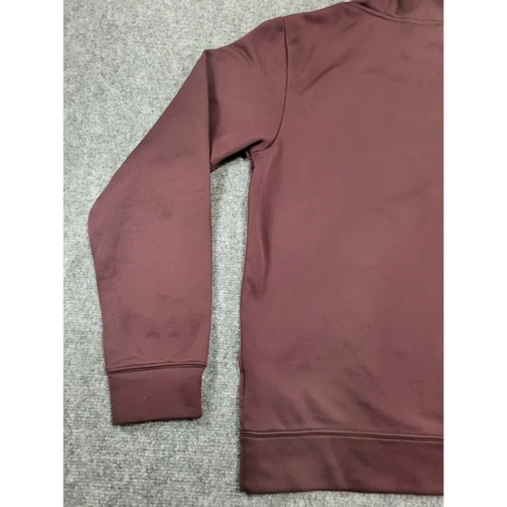 The North Face Drew Peak Hoodie Sweatshirt Men's Medium Maroon Pullover Outdoors